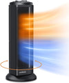 cedeze Fast heating Space Heater with Adjustable Thermostat - 1500W Electric Ceramic Tower Heaters Indoor Portable, Overheat & Tip-Over Protection